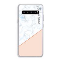 Marmer in stijl: Samsung Galaxy S10 5G Transparant Hoesje
