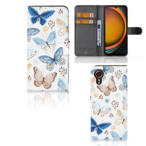 Telefoonhoesje met Pasjes voor Samsung Galaxy Xcover 7 Vlinder