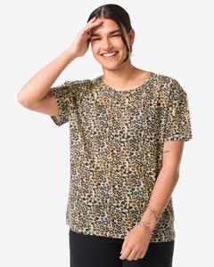 HEMA Dames T-shirt Evie Luipaard Multi (multi)