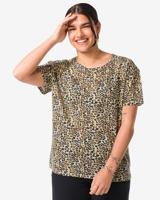 HEMA Dames T-shirt Evie Luipaard Multi (multi)