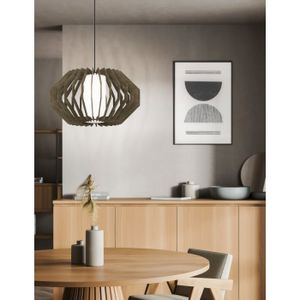 EGLO Rusticaria hangende plafondverlichting Flexibele montage E27 40 W Zwart, Bruin, Wit