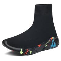 Brei bovenste ademende sport sok laarzen Chunky sneakers hoge top hardloopschoenen voor mannen/vrouwen schoenmaat: 42 (camouflage)