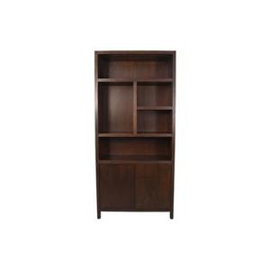 HSM - HSM Collection-Wandkast met 5 Vakken-100x42x215-Bruin-Teak