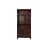 HSM - HSM Collection-Wandkast met 5 Vakken-100x42x215-Bruin-Teak