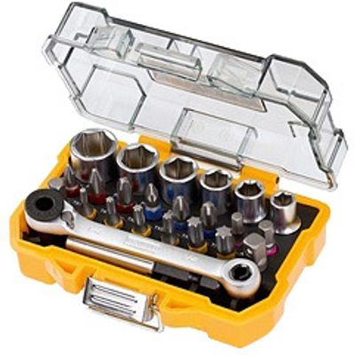 DEWALT 24-delige bit en doppenset DT71516 gereedschapsset