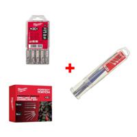 Milwaukee hamerboorset en beitelset - SDS plus - Combipack