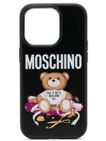 Moschino coque d'iPhone 14 Pro à motif Teddy Bear - Noir - thumbnail