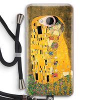 Der Kuss: HTC U Play Transparant Hoesje met koord