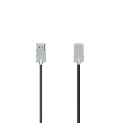 Hama High-Speed HDMI Kabel Ultra-Slim 4K + Ethernet 200 cm Zilver/Zwart