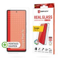 DISPLEX Real Glass + Case 01810 Screenprotector (glas) Google Pixel 7a 1 stuk(s) Krasvast, Anti-vingerafdruk