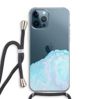 Fantasie pastel: iPhone 12 Pro Max Transparant Hoesje met koord