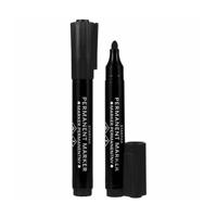 Permanent Stift Rond Zwart, 12st.