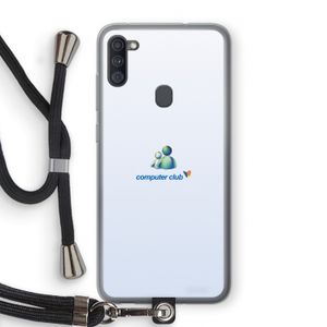 MSN: Samsung Galaxy A11 Transparant Hoesje met koord
