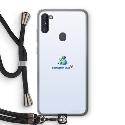 MSN: Samsung Galaxy A11 Transparant Hoesje met koord