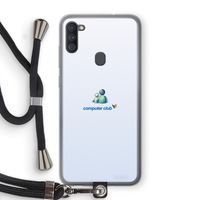 MSN: Samsung Galaxy A11 Transparant Hoesje met koord