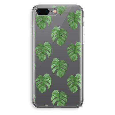 Monstera leaves: iPhone 8 Plus Transparant Hoesje
