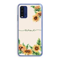 Zonnebloemen: Xiaomi Redmi 9T Transparant Hoesje