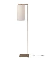 Vloerlamp Boston, zand met witte kap Ø25 x 45cm