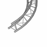 Duratruss DT 33 Cirkeldeel van een driehoek truss cirkel (2 meter)