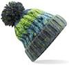 Beechfield CB486 Corkscrew Pom Pom Beanie - Electric Grey - One Size