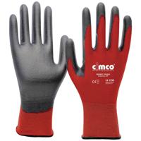 Cimco Skinny Touch grau/rot 141239 Nylon Werkhandschoen Maat (handschoen): 11, XXL EN 388 1 paar