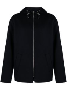 SANDRO zip-up hooded jacket - Bleu