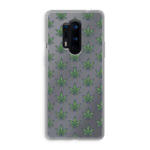 Weed: OnePlus 8 Pro Transparant Hoesje