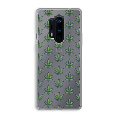 Weed: OnePlus 8 Pro Transparant Hoesje