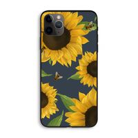 Sunflower and bees: iPhone 11 Pro Max Biologisch afbreekbaar hoesje