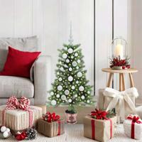 VidaXL Kerstboom met 150 led met standaard groen 90 cm pe