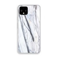 Gestreepte marmer: Pixel 4 Transparant Hoesje