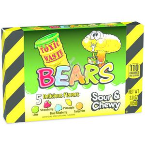 Toxic Waste Toxic Waste - Bears Theatre Box Sour & Chewy 99 Gram