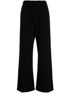 b+ab pantalon droit à taille élastiquée - Noir