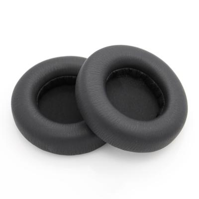 Een paar voor monster DNA proteïne leder + spons hoofdtelefoon beschermende case earmuffs (zwart)