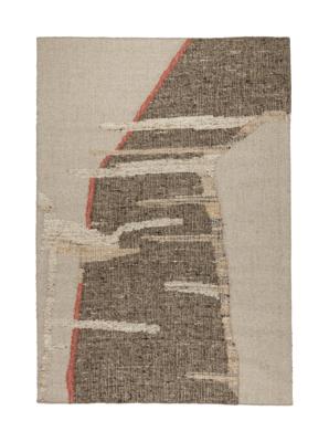 Dutchbone Vloerkleed 'Briton' Wol en jute, 160 x 230cm, kleur Beige