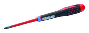 Bahco Schroevendraaier ERGO™ | geïsoleerd | VDE | driecomponentengreep | smal blad | Pozidriv | PZ2 x 100 mm - BE-8820SL