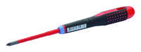 Bahco Schroevendraaier ERGO™ | geïsoleerd | VDE | driecomponentengreep | smal blad | Pozidriv | PZ2 x 100 mm - BE-8820SL