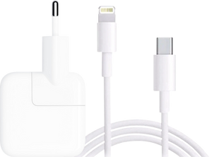 Apple Oplader 12W + Usb A naar Lightning Kabel 1m