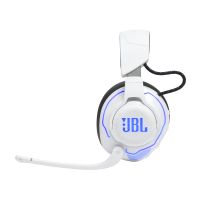 JBL Quantum 910P Headset Bedraad en draadloos Hoofdband Gamen USB Type-C Bluetooth Blauw, Wit - thumbnail