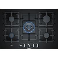 Bosch Serie 6 PPQ7A6B90 kookplaat Zwart Ingebouwd Gaskookplaat 5 zone(s)
