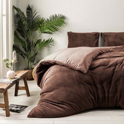 Fresh & Co Teddy - Bruin Dekbedovertrek Lits-jumeaux (240 x 220 cm + 2 kussenslopen)