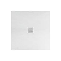 Douchebak BWS Ilonda Vierkant Acryl 80x80 cm Mat Wit Boss & Wessing