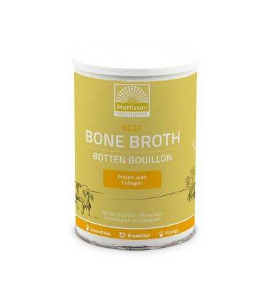 Beef bone broth botten bouillon