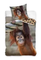 Dekbedovertrek Orang-oetang 140 x 200 cm 70 x 90 cm - Katoen