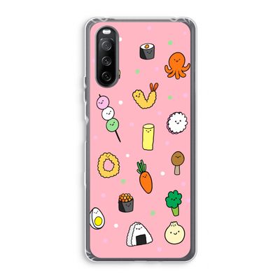 Happy bento friends: Sony Xperia 10 III Transparant Hoesje