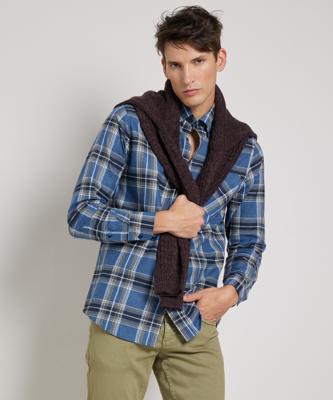 flanel overhemd met print