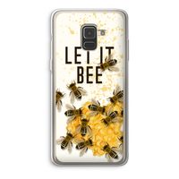 Let it bee: Samsung Galaxy A8 (2018) Transparant Hoesje