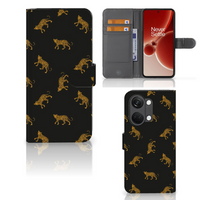 Telefoonhoesje met Pasjes voor OnePlus Nord 3 Leopards