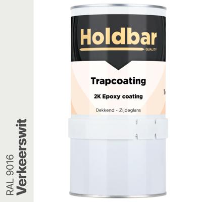 Holdbar Trapcoating Verkeerswit (RAL 9016) 1 kg