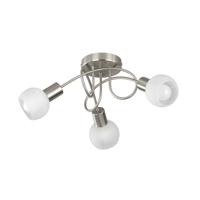 Trio PlafondspotAntibes Knot 3-lichts nikkel mat - R60173007